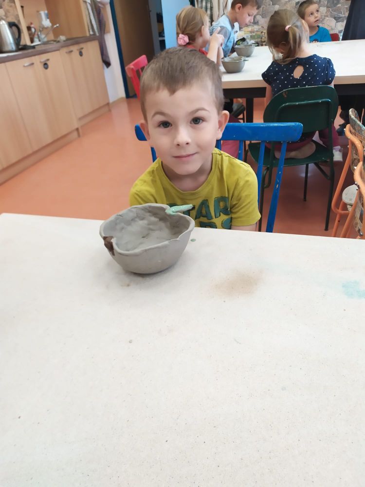První keramika letošních předškoláků