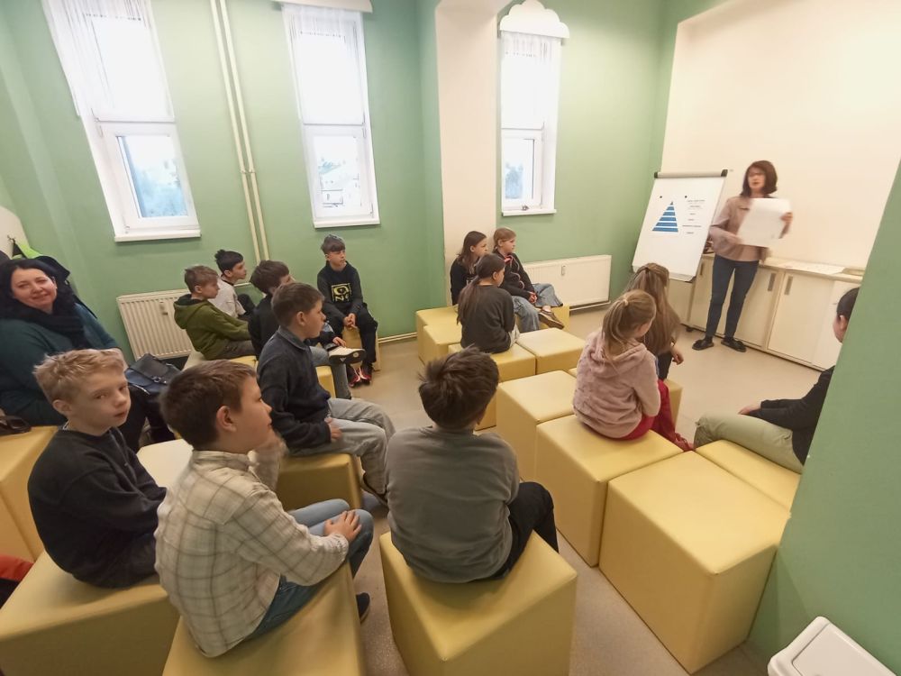 4. a 5. třída v knihovně